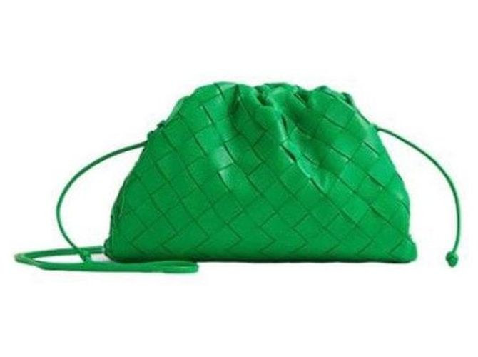 Bottega Veneta Mini Borsa a Spalla Pochette Verde - Ansicht 9