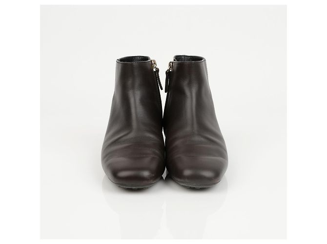 Tod's Botines Gomino Marrón Oscuro - vista 4