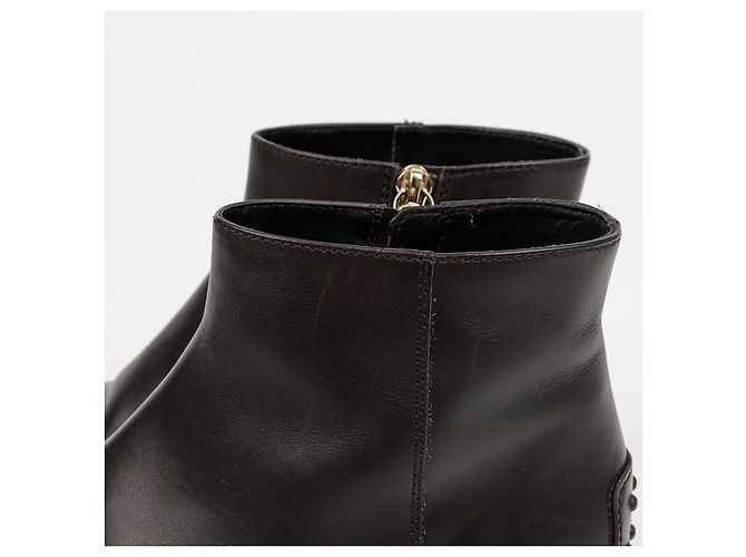 Tod's Botines Gomino Marrón Oscuro - vista 8
