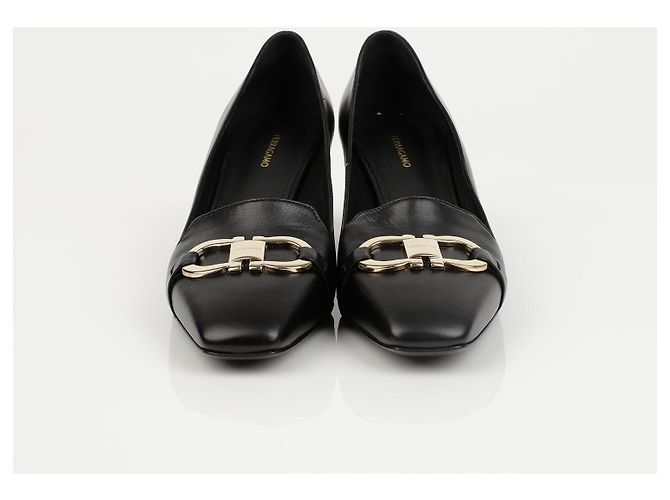 Salvatore Ferragamo Décolleté con ornamento Gancini - vista 4