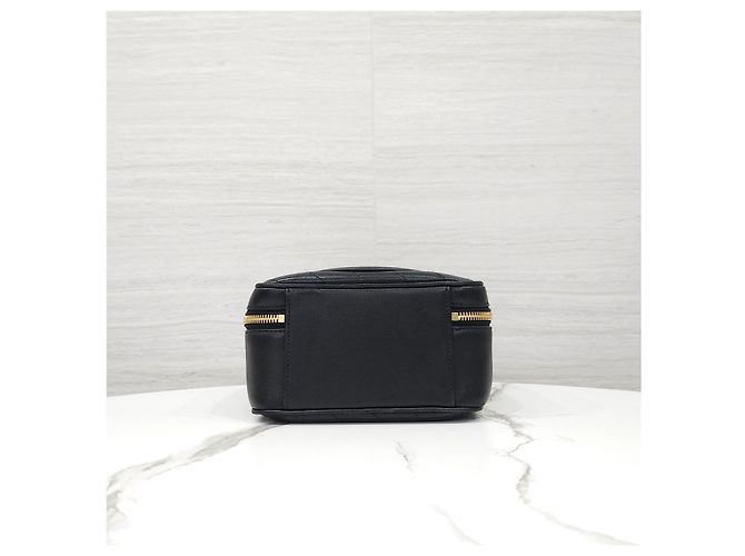 Gucci Borsa a mano e a tracolla Vanity Interlocking Blondie Nera - vista 15