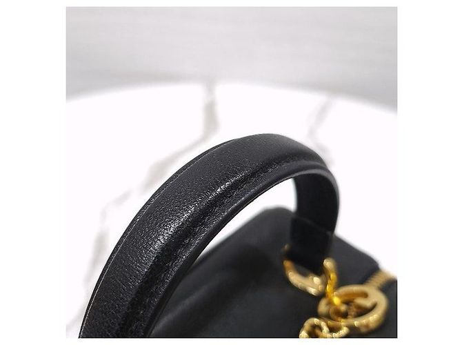 Gucci Borsa a mano e a tracolla Vanity Interlocking Blondie Nera - vista 5