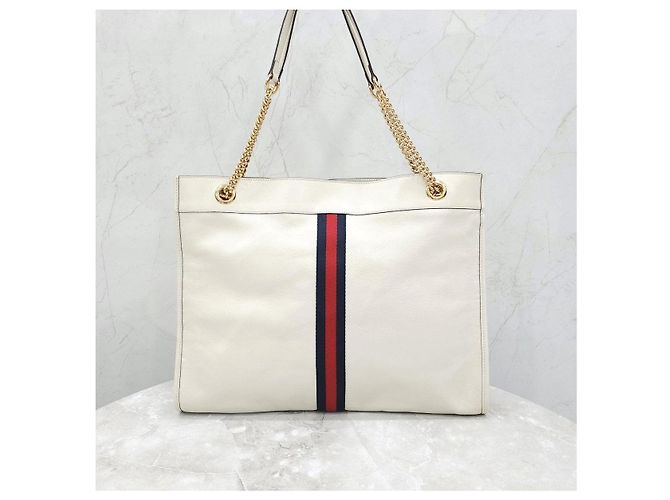 Gucci Borsa Tote in pelle Stripes Tiger Raja - vista 13