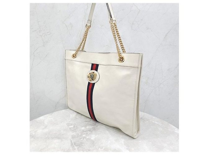 Gucci Borsa Tote in pelle Stripes Tiger Raja - vista 2