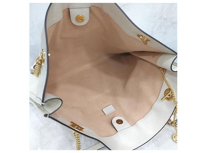 Gucci Borsa Tote in pelle Stripes Tiger Raja - vista 8