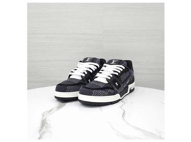 Louis Vuitton Sneakers Denim Trainer - vista 10