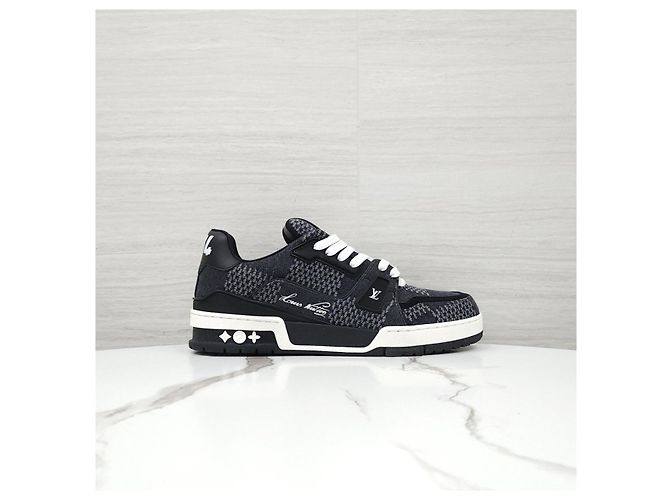 Louis Vuitton Sneakers Denim Trainer - vista 13