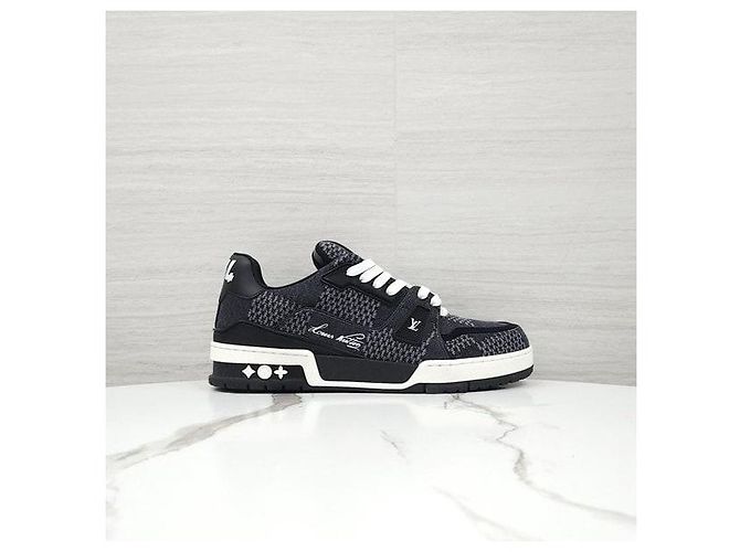 Louis Vuitton Sneakers Denim Trainer - vista 4