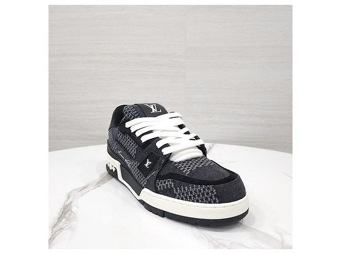 Louis Vuitton Sneakers Denim Trainer - vista 5