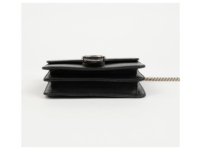 Gucci Borsa a tracolla in pelle nera da donna - vista 6