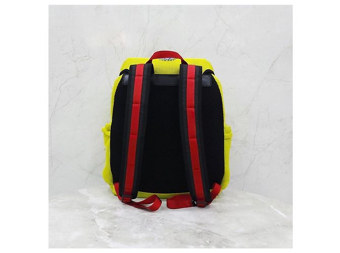 Gucci Three Stripes Rucksack mit besticktem Neon Space Logo - Ansicht 13