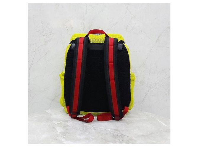 Gucci Three Stripes Rucksack mit besticktem Neon Space Logo - Ansicht 3