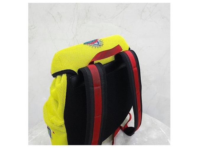 Gucci Three Stripes Rucksack mit besticktem Neon Space Logo - Ansicht 6