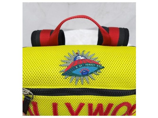 Gucci Three Stripes Rucksack mit besticktem Neon Space Logo - Ansicht 7