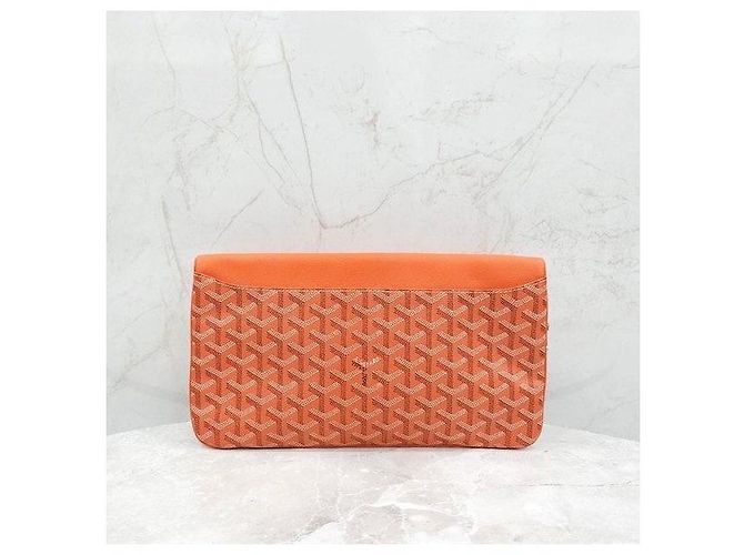 Goyard Clutch Saint Marie MM Orange Speciale - vista 3