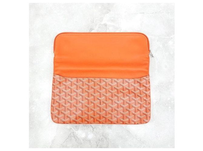 Goyard Clutch Saint Marie MM Orange Speciale - vista 5