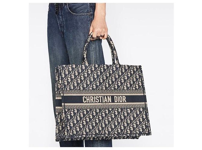Dior Oblique Canvas Book Tote Large - vista 10