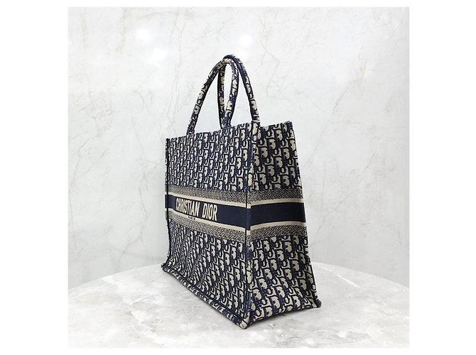 Dior Oblique Canvas Book Tote Large - vista 2
