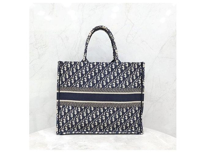 Dior Oblique Canvas Book Tote Large - vista 3
