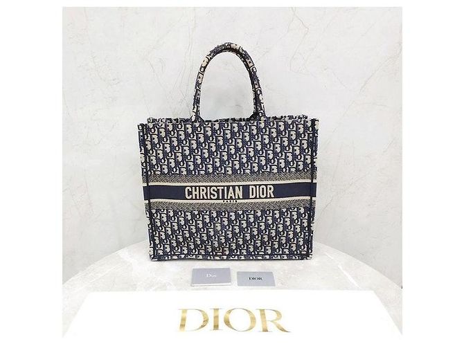 Dior Oblique Canvas Book Tote Large - vista 8