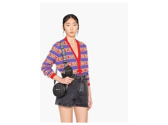 Miu Miu Borsa multi-spalla Round Matelassé Logo Strap - vista 10