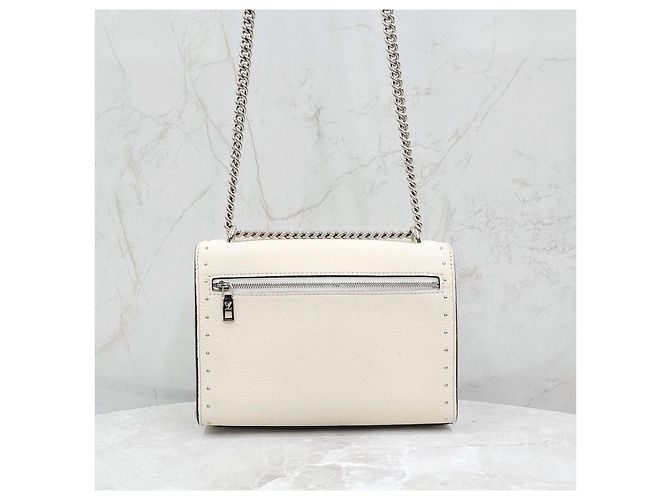 Louis Vuitton Borsa a tracolla My Lockme BB Chain Cream - vista 11