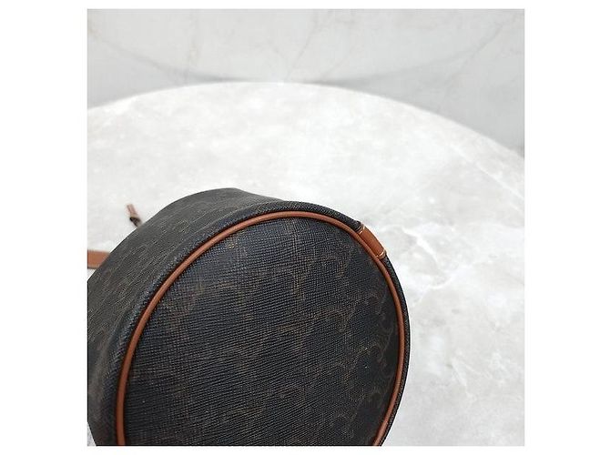 Céline Borsa bucket piccola in tela - vista 5