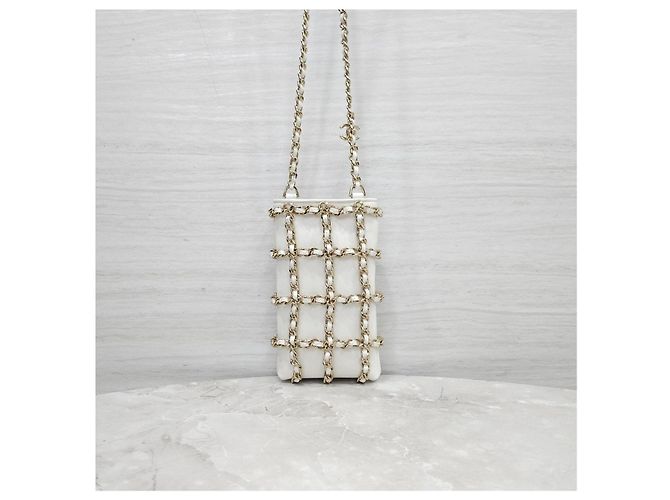 Chanel Borsa a tracolla con catena porta telefono - vista 11