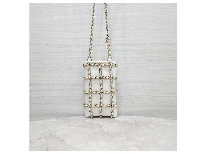 Chanel Borsa a tracolla con catena porta telefono - vista 3
