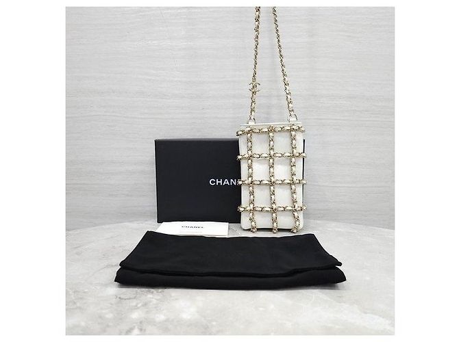 Chanel Borsa a tracolla con catena porta telefono - vista 8