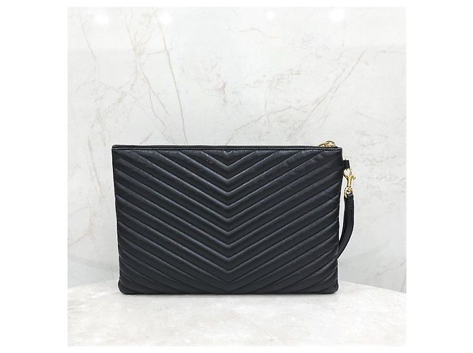Autre Marque Clutch con tracolla matelassé Monogram - vista 10
