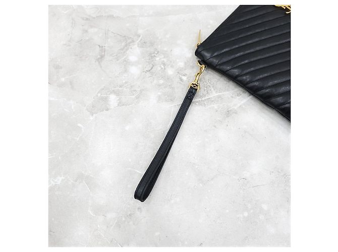 Autre Marque Clutch con tracolla matelassé Monogram - vista 11
