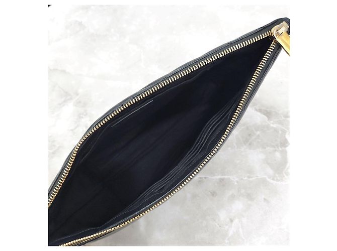 Autre Marque Clutch con tracolla matelassé Monogram - vista 14