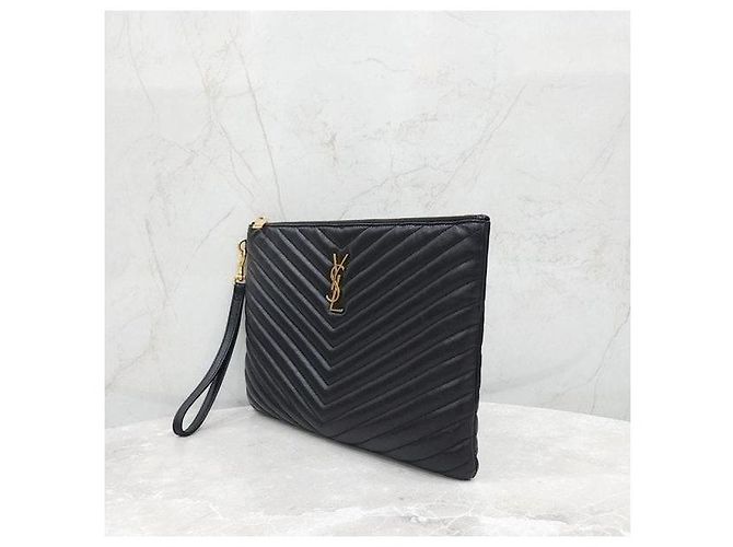 Autre Marque Clutch con tracolla matelassé Monogram - vista 2