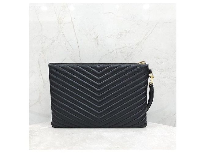 Autre Marque Clutch con tracolla matelassé Monogram - vista 3