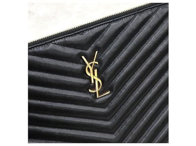 Autre Marque Clutch con tracolla matelassé Monogram - vista 4