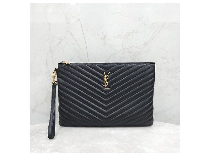 Autre Marque Clutch con tracolla matelassé Monogram - vista 8