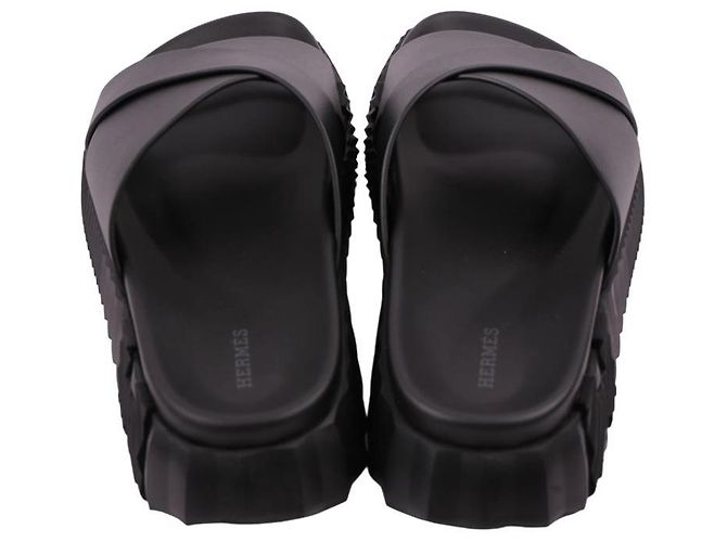 Sandali Hermès Infra in pelle nera - vista 15