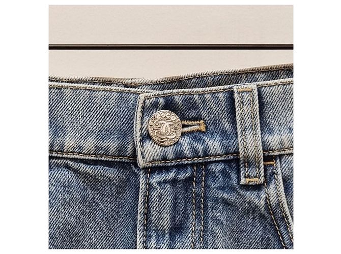 Chanel Pantalones cortos de denim Coco - vista 6