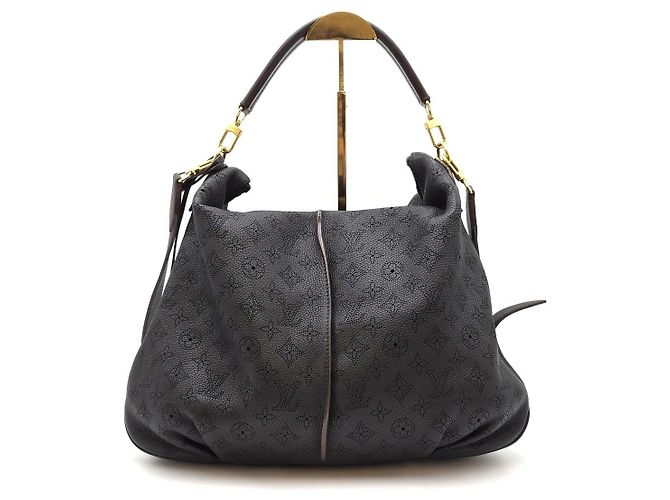 Louis Vuitton Mahina Selene MM Black - vista 3