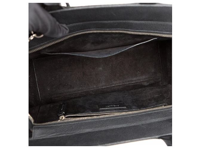 Autre Marque Small Cabas Rive Gauche in pelle nera, borsa tote e borsa a tracolla - vista 10
