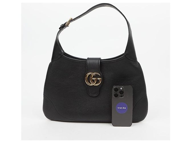 Gucci Borsa a spalla Aphrodite Medium Nera - vista 12