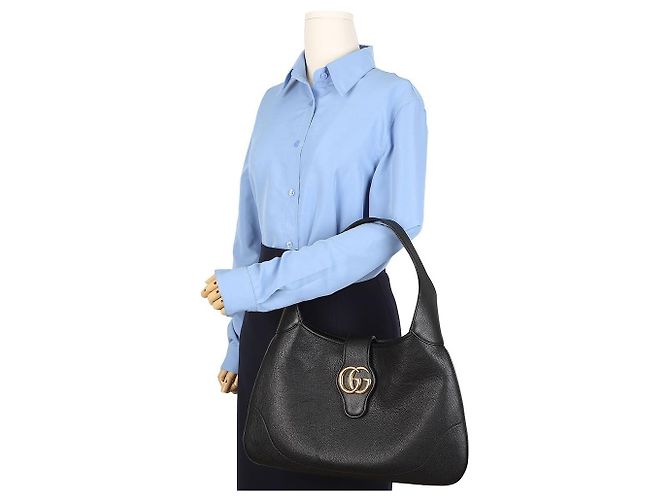 Gucci Borsa a spalla Aphrodite Medium Nera - vista 13