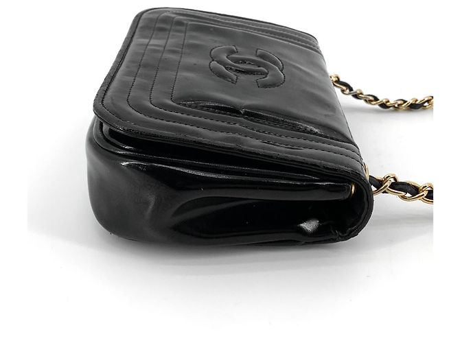 Chanel Mini borsa a tracolla camera bag in vernice - vista 13