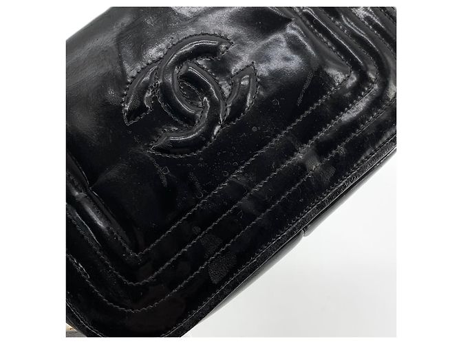 Chanel Mini borsa a tracolla camera bag in vernice - vista 17