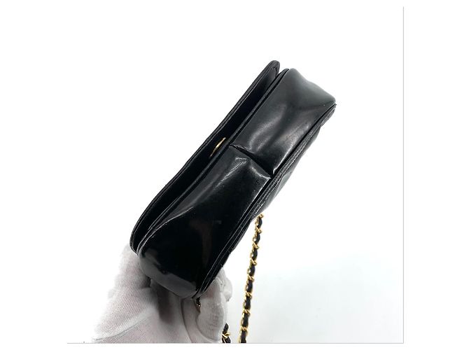 Chanel Mini borsa a tracolla camera bag in vernice - vista 6