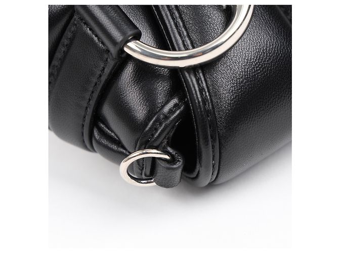 Gucci Picca borsa a tracolla con catena Horsebit Nera - vista 10