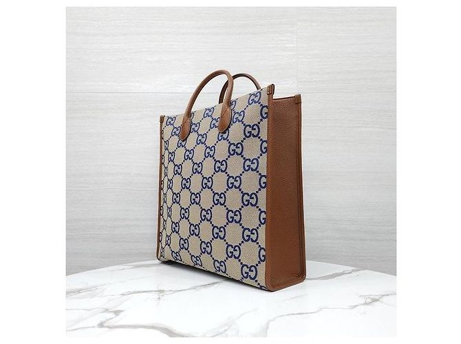 Gucci Interlocking Medium Canvas Tote Bag - Ansicht 2
