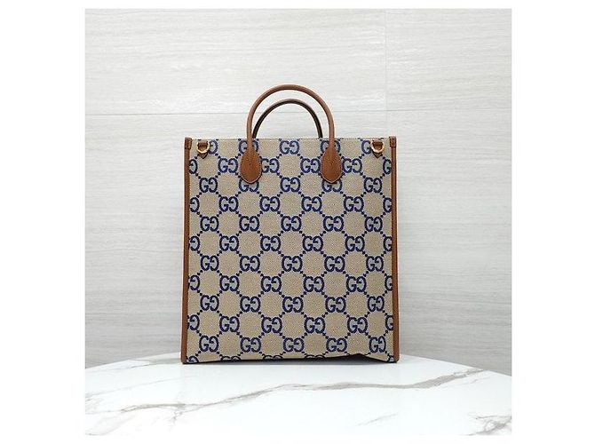 Gucci Interlocking Medium Canvas Tote Bag - Ansicht 3