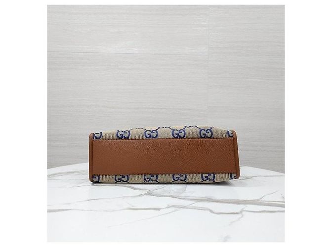 Gucci Interlocking Medium Canvas Tote Bag - Ansicht 7
